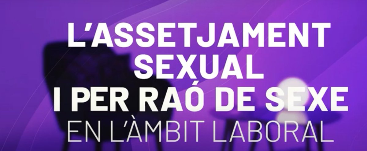 treballcat's tweet photo. ❌El 53% de les dones europees han patit assetjament sexual a la feina

Com afrontem el ciberassetjament i l'assetjament sexual i per raò de sexe a l'entorn laboral?

🗨️En parlem amb @alba_alfageme_  Lorena Garrido de @GrupAntigona  i  @Laia_Serra_

📺https://t.co/3D3fwFVhPy https://t.co/OWoOE1LVBo