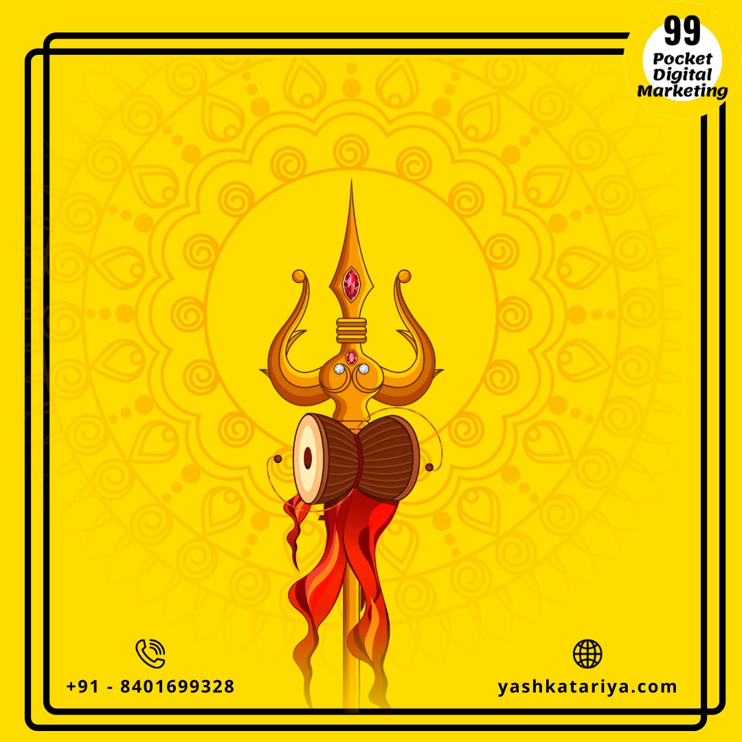 99pocketdigital's tweet photo. May the divine glory remind you of your capabilities and help you in attaining success. 
We Wish You a Very Happy #Mahashivratri wishes to you.
ॐ नमः शिवाय

#Mahashivratri2021 #shivratri2021 #mahakal #adiyogi #99pocketdigitalmarketing #SocialMediaMarketing #Graphic #festivalpost https://t.co/QqyHRAi9nj