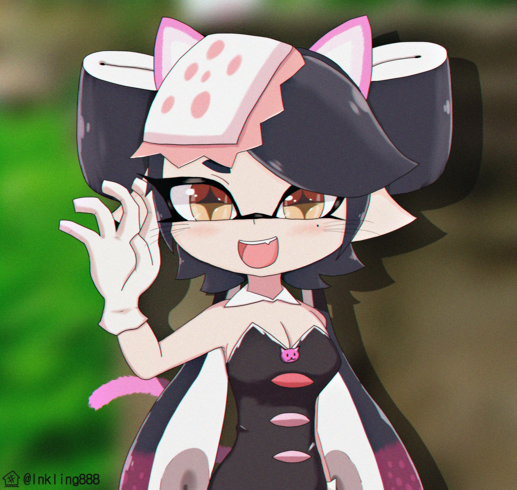 アニメーター トマ Na Twitterze スプラトゥーン2 Splatoon2 Squidsisters アオリ猫イラスト T Co Fn5avugkxh Twitter