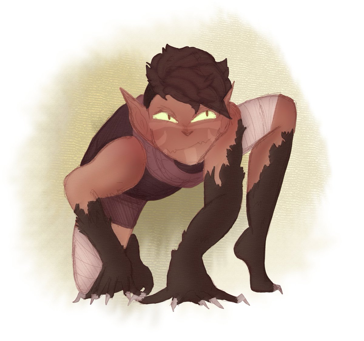 autistically_yt's tweet photo. I didn't pose this one yet- anyways this is another drawing meant to be the example of a homebrew species. #dnd #dndart #homebrew #homebrewspecies #art #digitalart https://t.co/RqxRHNTqmR