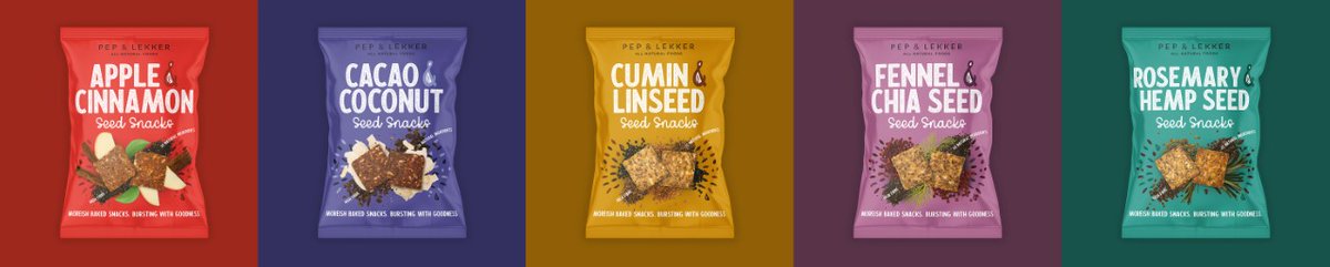 sweetsnsavoury's tweet photo. Pep & Lekker is reinvigorating its Seed Snacks recipe and branding for April 2021. https://t.co/D6x7qFbQEr @PEPandLEKKER #savourysnacks #rebrand #recipeupdates #bakedsnacks #healthieroptions #vegansnacks https://t.co/N6rAFYGBS6