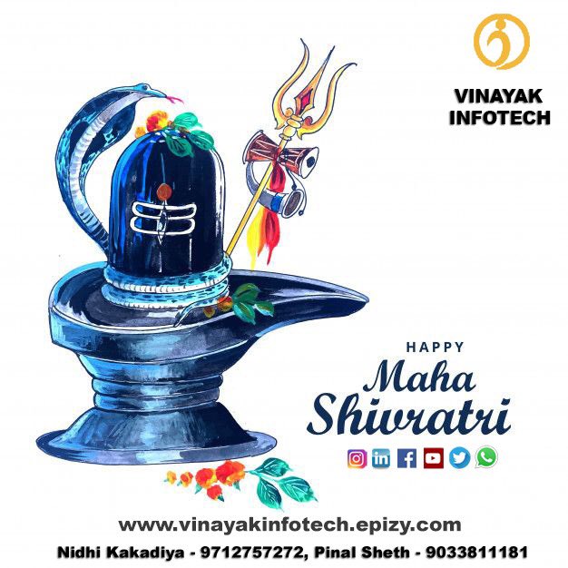 InfotechVinayak's tweet photo. VINAYAK INFOTECH 

शिव की शक्ति,

शिव की भक्ति, ख़ुशी की बहार मिले,

शिवरात्रि के पावन अवसर पर

आपको ज़िन्दगी की एक नई अच्छी शुरुवात मिले…

महाशिवरात्रि की शुभकामना…

😍👍🙏🏻Happy Maha Shivratri 🙏🏻 😍🎊
#vinayakinfotech 
#websitedevlopment 
#Graphicdesign
FOLLOW 👉🏻@vinayak_info https://t.co/Ibne81to2W