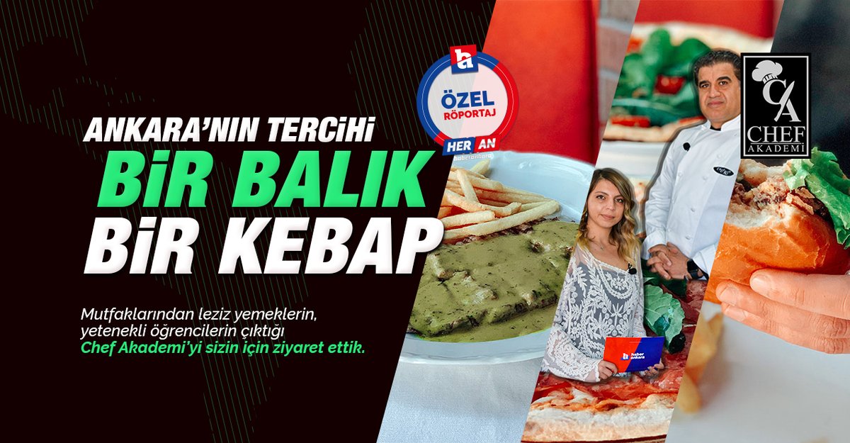 haberankaracom's tweet image. ANKARA'NIN TERCİHİ BİR BALIK BİR KEBAP 

Mutfaklarından leziz yemeklerin, yetenekli öğrencilerin çıktığı Chef Akademi’yi sizin için ziyaret ettik.
haberankara.com/ankara-nin-ter…
@ChefAkademiCank @ChefAkademi
