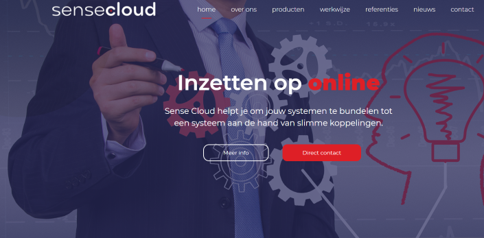 senseitbv's tweet photo. Gisteren ging onze website voor Sense Cloud live. Wij zijn er trots op. Bedankt voor het ontwerp Webdesignhq. Wij zijn er blij mee. https://t.co/rGxqNEdYF0 @sensecloudnl 

#welkom #innovatie #channelengine #tribecrm #koppeling #exact #marketplaces https://t.co/vNYlQ73spz