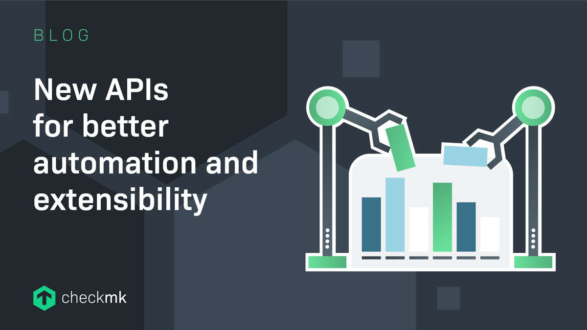 With Checkmk 2.0, we are introducing a new Check API and a REST API, pushing the automation of Checkmk further and at the same time making it easier to develop your own plug-ins for monitoring with Checkmk. Read more about it here: checkmk.io/38uvFUe