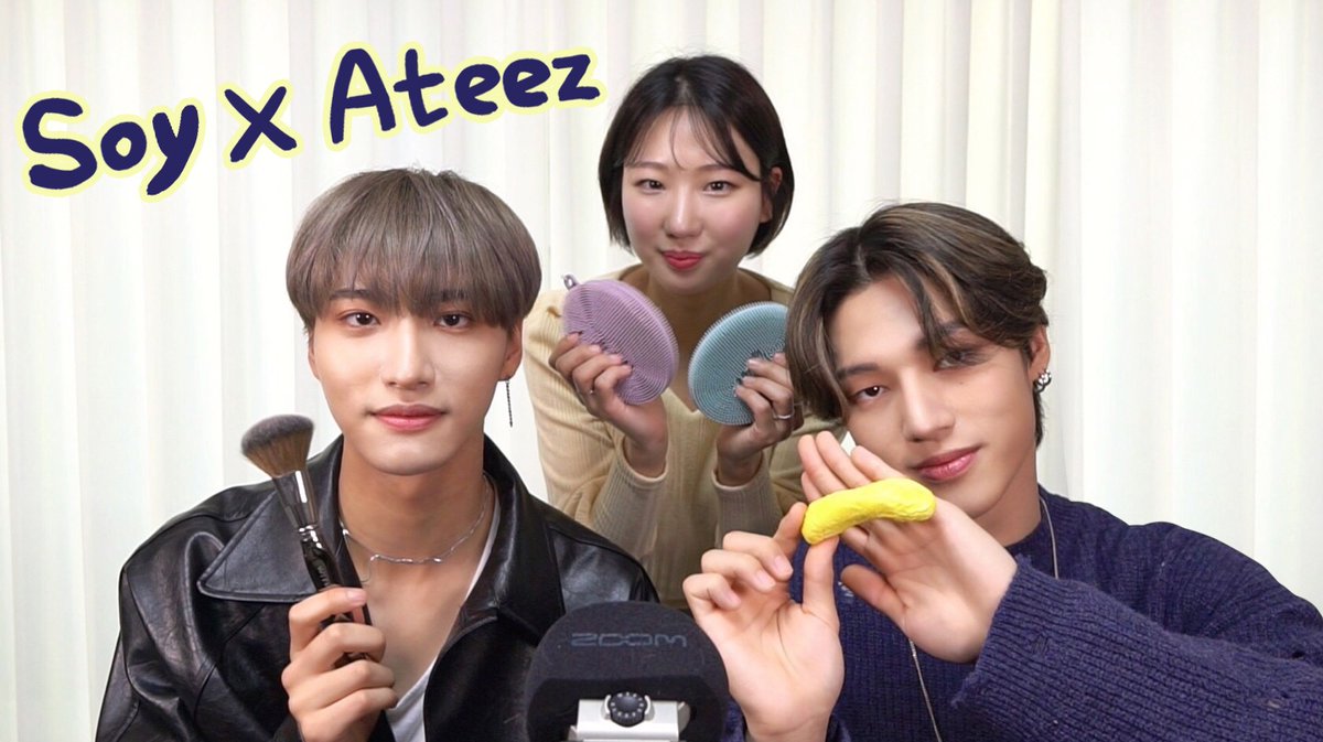 ATEEZofficial's tweet photo. [🎬] 아이돌이 ASMR을 배워본다면? 소이 X 에이티즈
⠀
https://t.co/WufCcFCnAJ
⠀
#Soy_ASMR #ATEEZ #에이티즈 https://t.co/sgdXkcjWcl