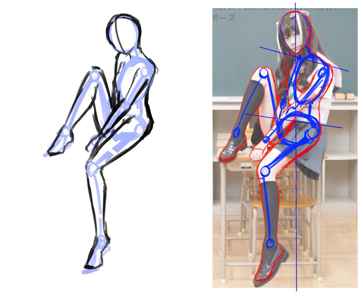 イラスト練習 久しぶりにマンガデッサン ヤマ イラストレーター デザイン 動画のイラスト