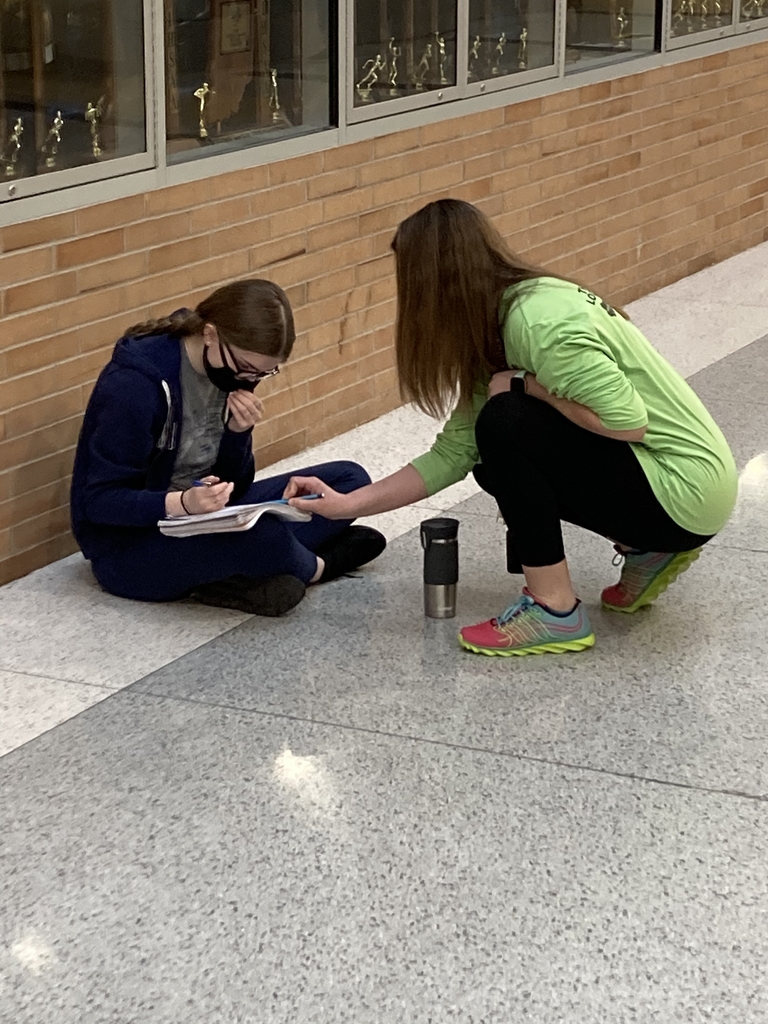 The class of 2024 is working hard on Algebra!