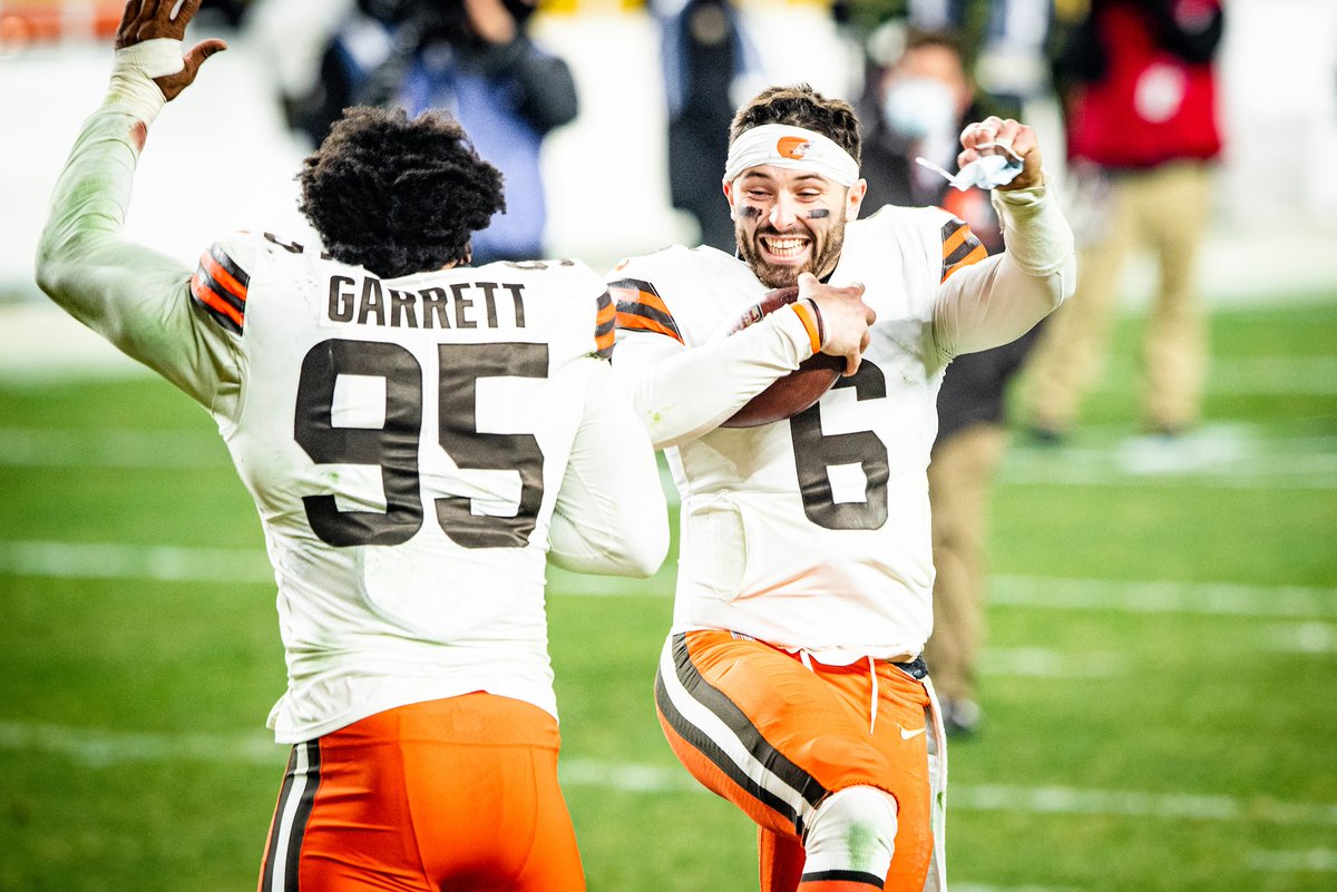 karnsies817's tweet photo. There's something special brewing in Cleveland.

Baker Mayfield ended a franchise QB search that took decades.
No coaches were fired.
Odell Beckham is already sprinting.
Not a peep from Jimmy Haslam.
Myles Garrett can leap over buildings. 

This feels different. https://t.co/ni4w3YdACB