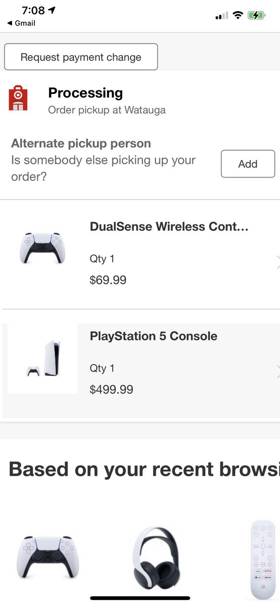 derek03874553's tweet photo. @LordOfRestocks @mattswider @jakerandall @LordOfRestocks @PandaRestockz i spent 10 minutes Spamming Place order and I kept my faith thank you guys so much!! 😭😭❤️y’all making the gaming community Feel whole again!! God bless https://t.co/MXjyHDKhbn