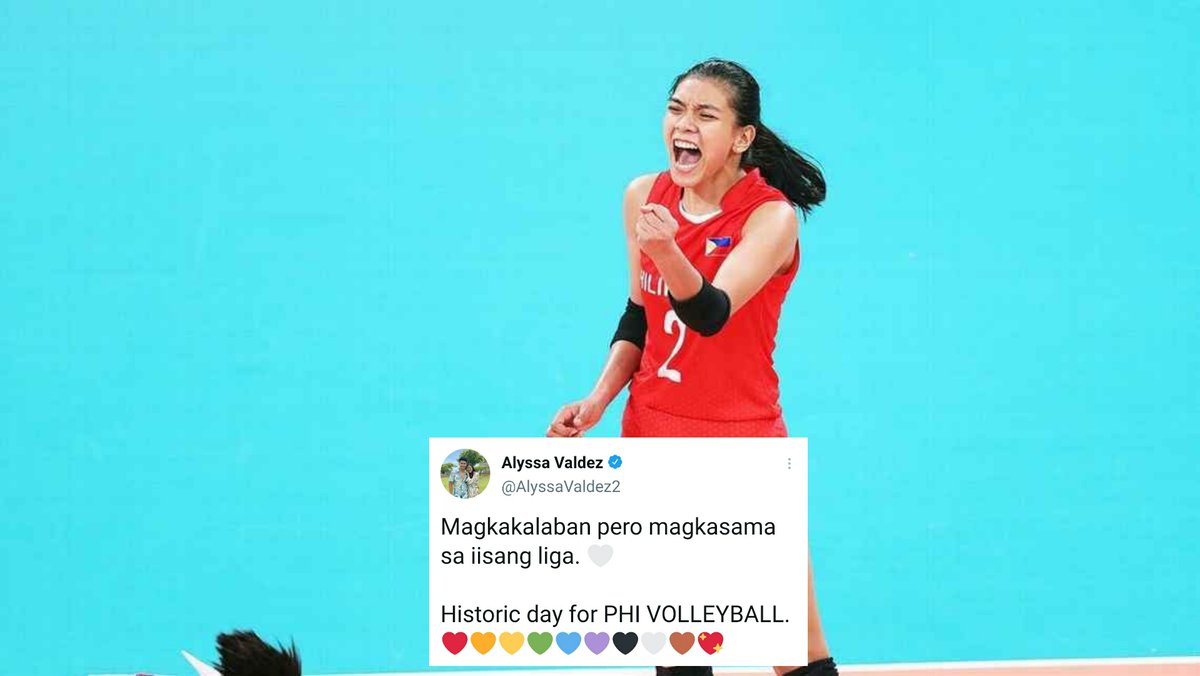 OneSportsPHL's tweet photo. "Magkakalaban pero magkasama sa iisang liga."

Masaya si volleyball superstar Alyssa Valdez na nagsama-sama na ang mga club teams sa Premier Volleyball League. 

📷 ESPN5/ Ernie Sarmiento https://t.co/gynRP1zWAI