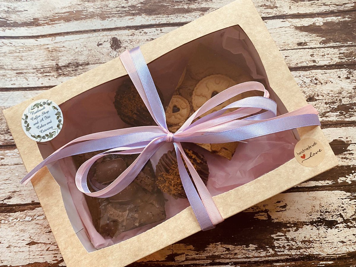 nutbrookcoffee's tweet photo. Mother’s Day brownie boxes available this weekend! ❤️ https://t.co/wbWlpARdS3