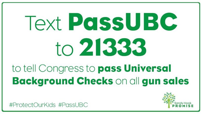 The House Votes TODAY on Universal Background Checks! Act now! Text PassUBC to 21333 to tell your rep to vote YES. @sandyhook 
#PassUBC #HR8 #SHPAction