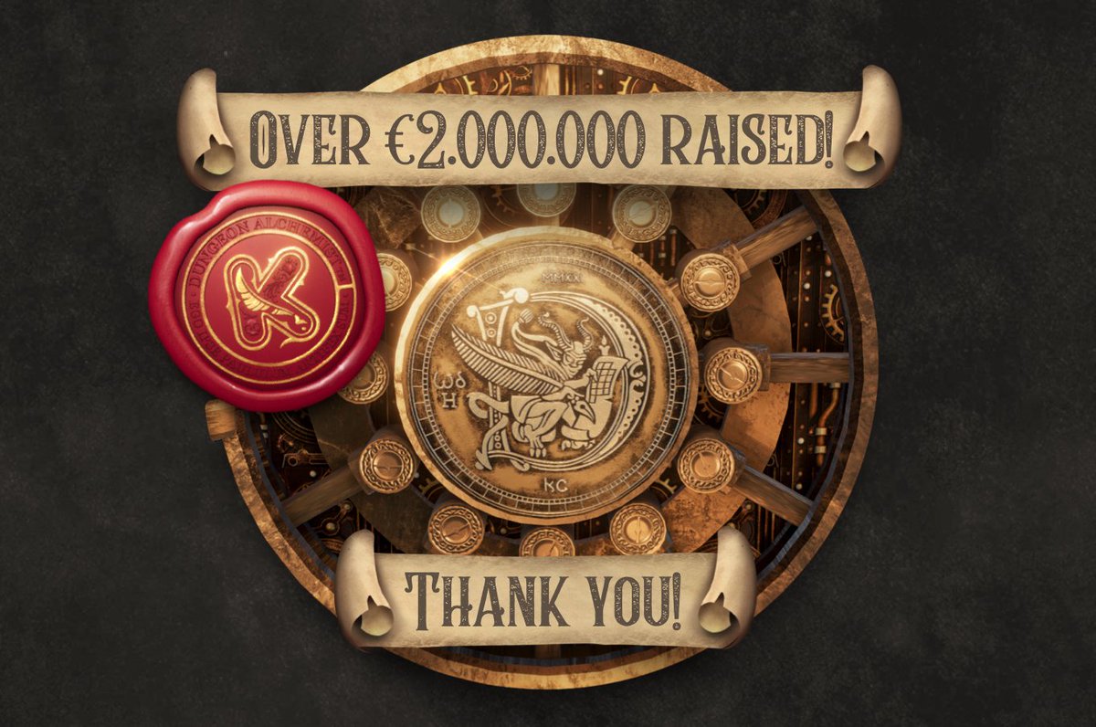 So. Here we are. 🙂 We finished our Kickstarter campaign with over 57K backers, and we're all set to start developing Dungeon Alchemist! An immense Thank You to all you wonderful people who made this possible. You've been amazing! <a href="/wimdehert/">Wim De Hert</a> &amp; <a href="/karelcrombecq/">Karel Crombecq</a>