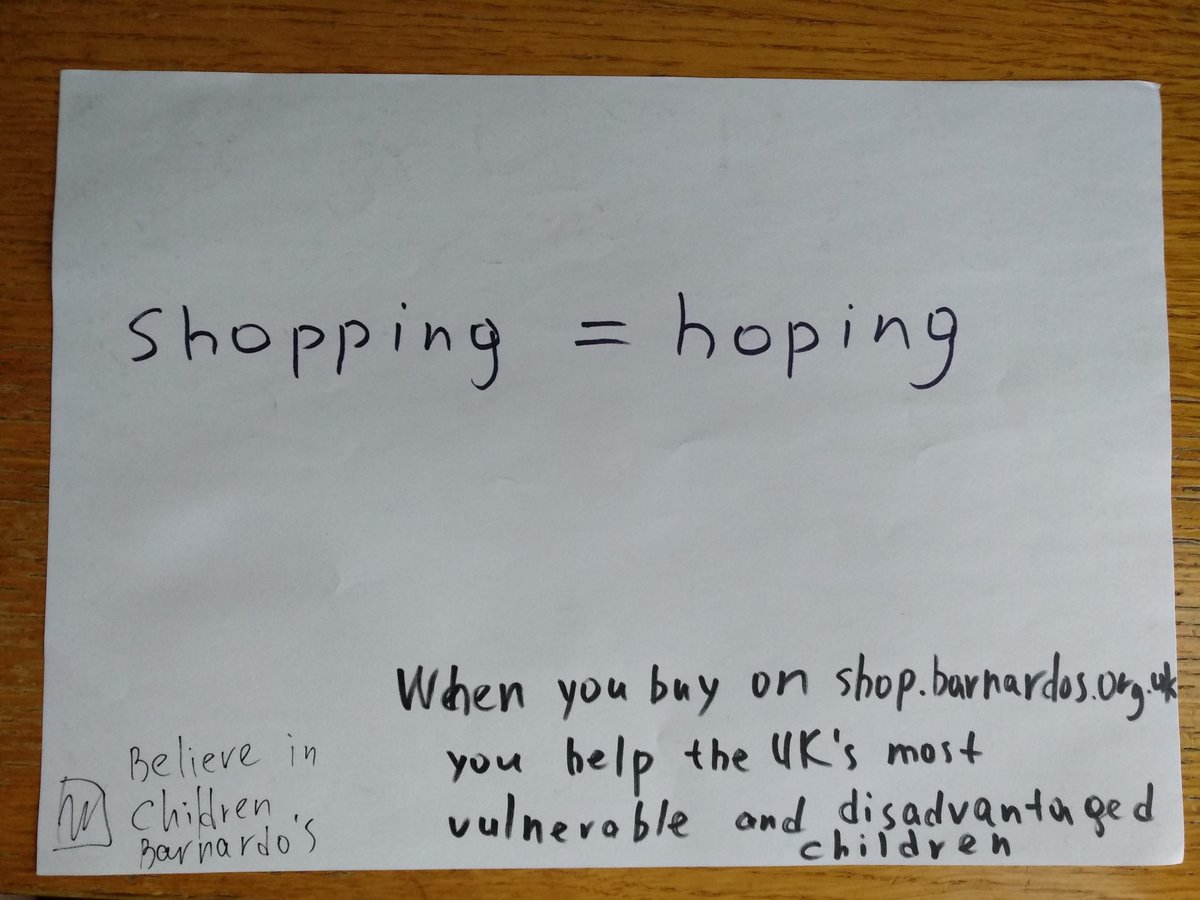 KorolNatallia's tweet photo. It’s not so hard to help @BarnardosRetail #BarnardosRetail and @OneMinuteBriefs https://t.co/nOvTmCzuJs