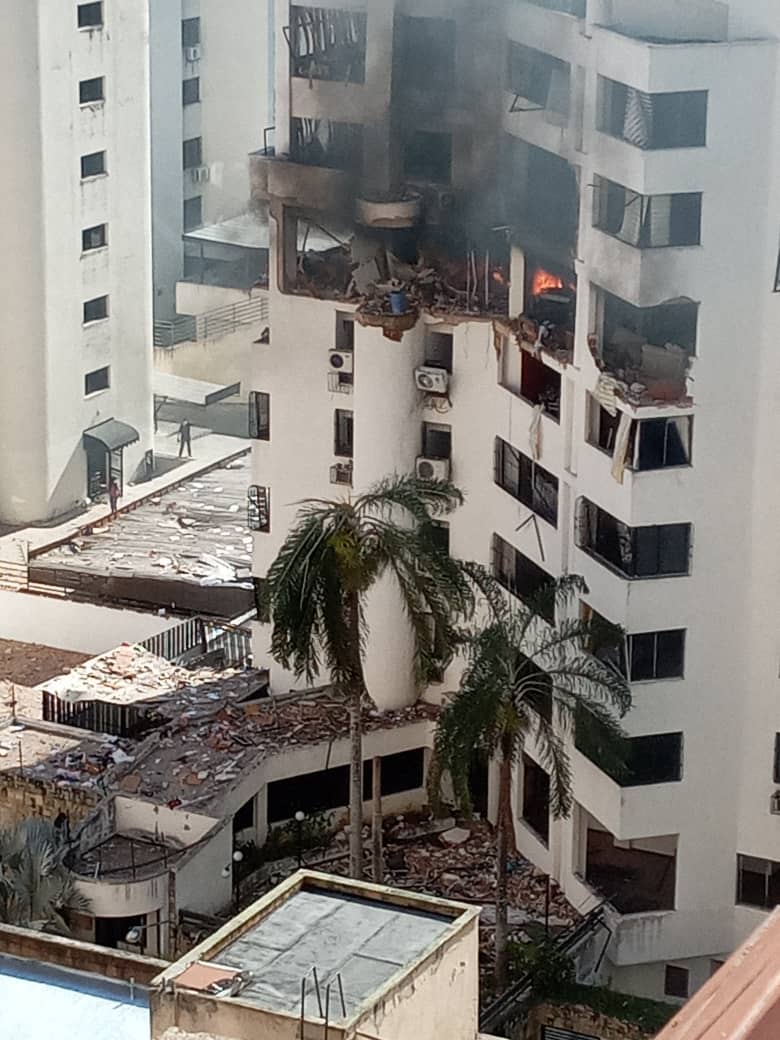 edificio, explosion, valencia, carabobo