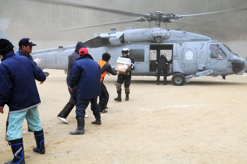 Gipper_76's tweet photo. For #Tbt, @USNavyโs Ronald Reagan remembers the lives lost during the 2011 natural disaster on Japanโs Eastern Coast. Ronald Reagan was on scene during #OperationTomodachi a decade ago. The #UnshakeableFriendship between the U.S. and Japan remains strong today. @JMSDF_PAO ๐บ๐ธ๐ฏ๐ต https://t.co/HGlfzQa7OX