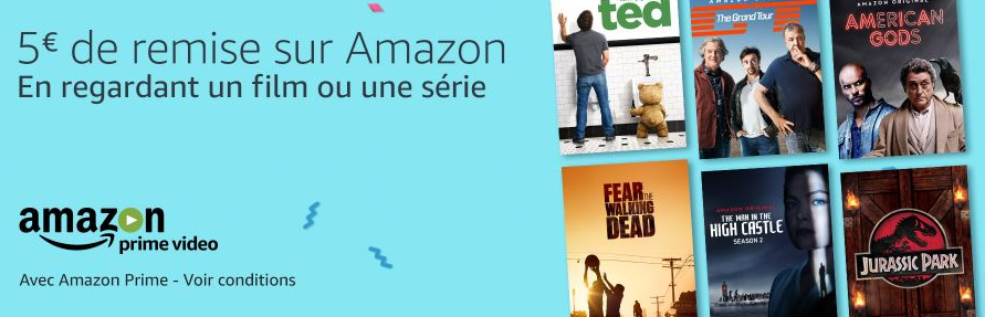 Dealabs's tweet photo. WTF 😅
Un bon de 5€ offert chez Amazon... si vous regardez un film ou une série Prime Video 
➡ https://t.co/zhHJDAihyt ⬅ 
#bonplan https://t.co/tJn27SHnqI