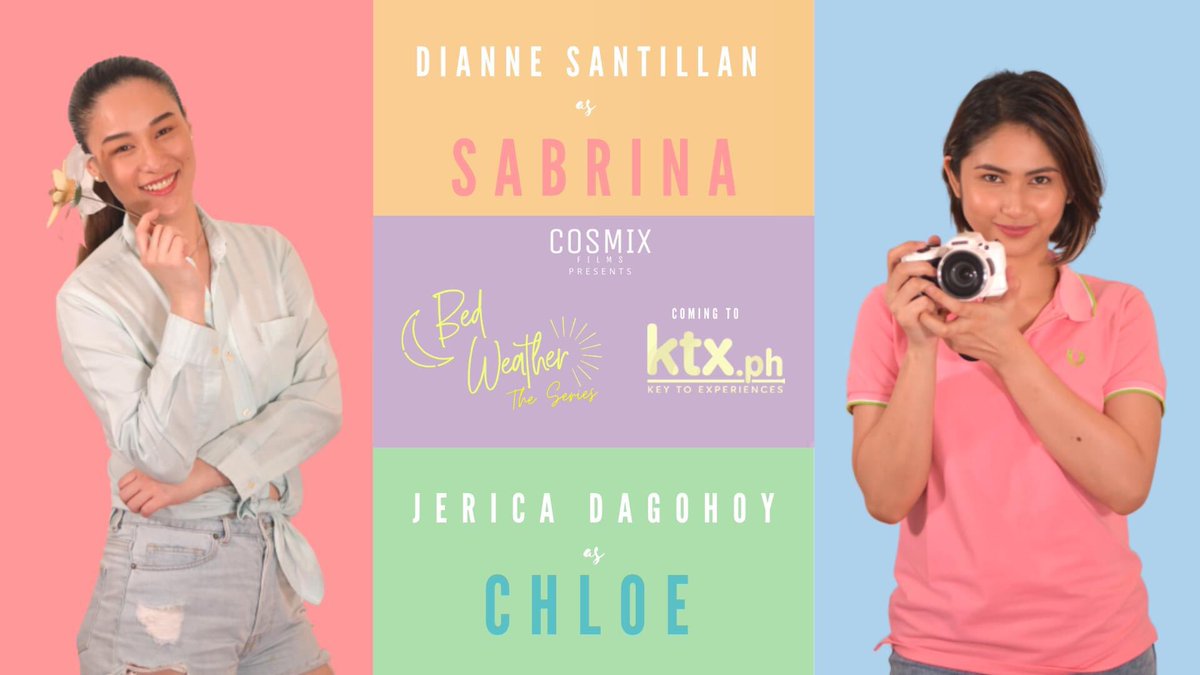 CosmixFilms's tweet image. How would Dianne Santillan and Jerica Dagohoy, who will play the role of Sabrina and Chloe, have an impact on the brewing romance between Zack and Ken on #BedWeatherTheSeries? 

Find out on KTX.ph on April 16-19! ❤️🏳️‍🌈 

#CosmixFilms #BWTS #BoysLove #GirlsLove