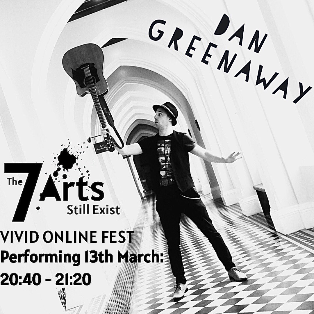 dangreenawayuk's tweet photo. Looking forward to performing @7artsstillexist online festival 🎶😊❤️https://t.co/cSU62rYAgA https://t.co/v5MUr4ppqa