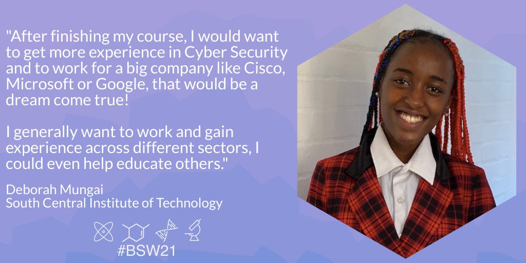 HMGLondonSE's tweet photo. Deborah joined the #SouthCentralIoT to study Security and Networking to showcase her passion in technology. 👩💻
Now might be a good time to build your skills and take advantage of free online courses in the #SkillsToolkit: https://t.co/aghTPrme3M
#BSW2021 #STEM #PlanForJobs https://t.co/qZ6RFfIWGj