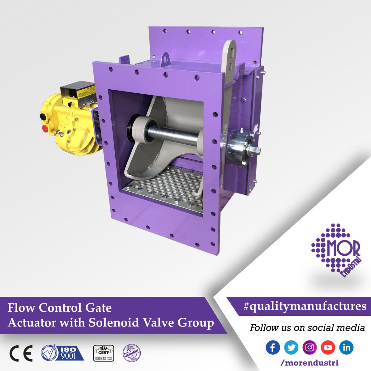 morendustri's tweet photo. Flow Control Gate by Mor Endüstri Ltd. https://t.co/7aKbnL7Lgt