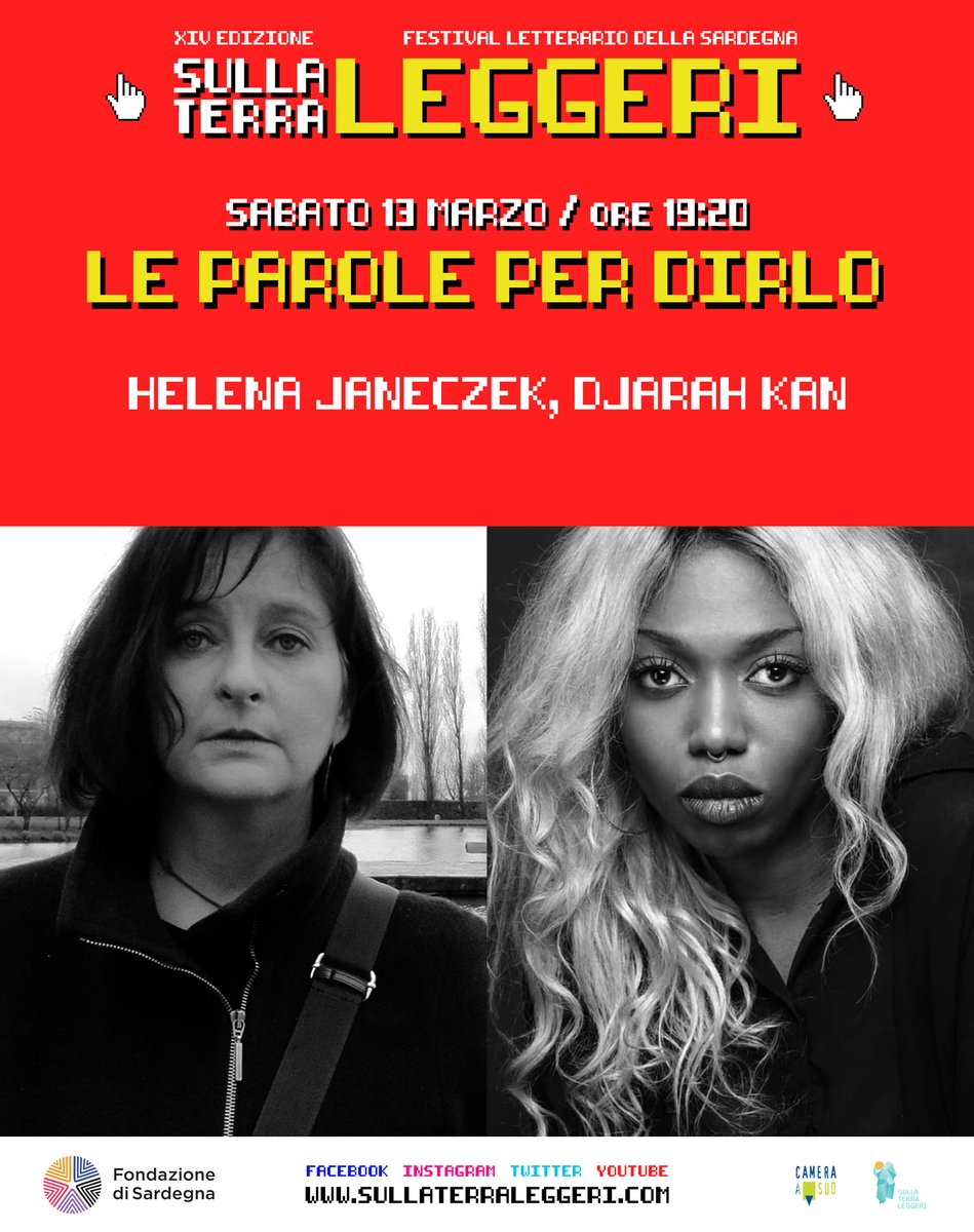 Amore, libertà, poesia: sabato 13 marzo #Sullaterraleggeri torna in diretta su fb e youtube.
<a href="/SerenaDandini/">Serena Dandini</a> ci porterà dentro la straordinaria vita di #LeeMiller; Annalisa Strada e Piero Trellini: quanto è figo #Dante;  <a href="/helenajaneczek/">helena janeczek</a> e Djarah Kan sul suo libro Ladri di denti.