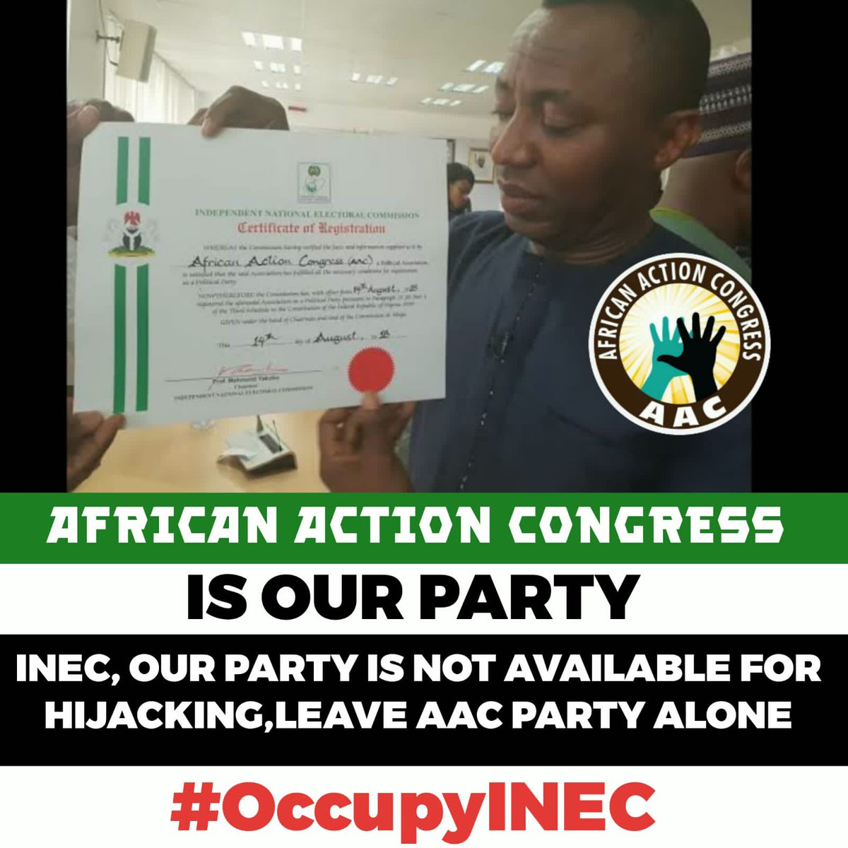 YouthRisingNG's tweet photo. YeleSowore RT @DamilojuJLT: #BuhariMustGo = #occupylekkitollgate + #OccupyINEC #occupynigeria #End1999Constitution #EndPoliceBrutalityinNigeria #EndBadGovernance #EndSarsNow #RestructureNigeria #Endthuggery #Endtyranny #RevolutionNow #EndSars
And every o… https://t.co/rTTnb3bz8G