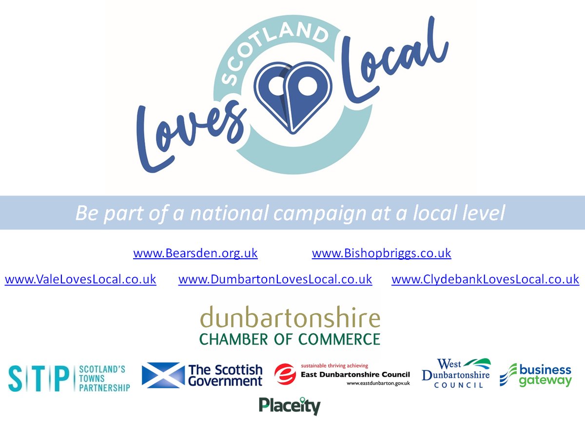 Great to see Chamber case study on scotlandstowns.org/dunbartonshire… Pleasure working with collaborators during COVID to reach this stage - more to come so well done everyone. Now promoting 1000+ Scottish businesses across all sites &amp; continually improving the platform #ScotlandLovesLocal