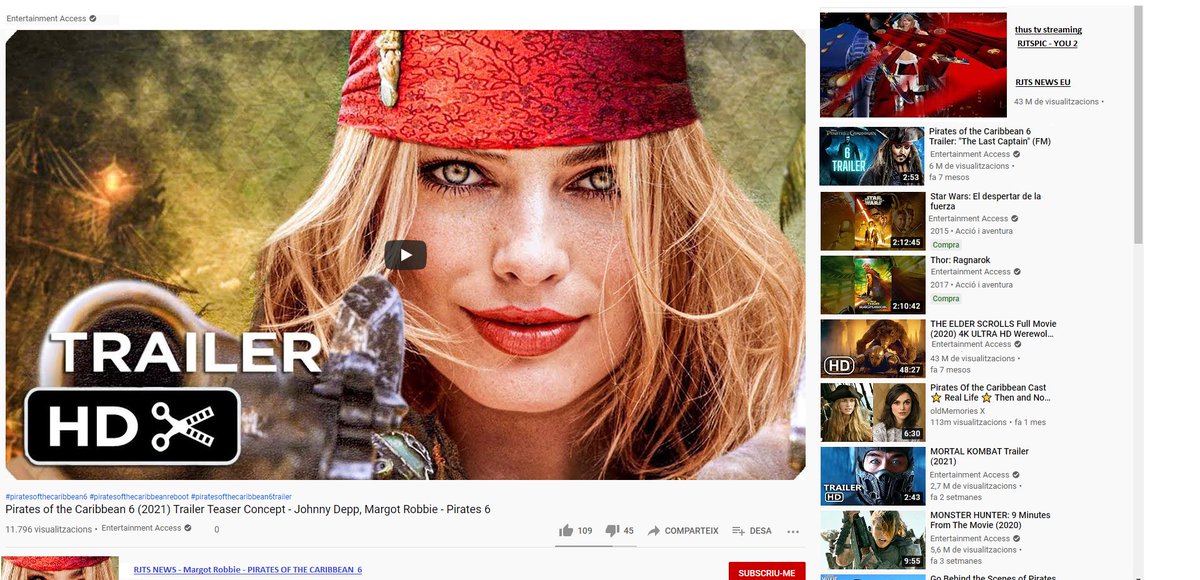 MovienewsUsa's tweet photo. RJTS NEWS- Margot Robbie- PIRATES OF THE CARIBBEAN 6 #MargotRobbie
#XFINITY #CoxComm #ShawInfo
@indemand
#tdstelecom #dish #comcast #DIRECTV #Verizon #TelecableCentral #RottenTomatoes
@Apple
@IMDb
@AMCTheatres
@Fandango
#NYC #WashingtonDC #Nashville #texas #California #USA https://t.co/9mCwD4i3Qi