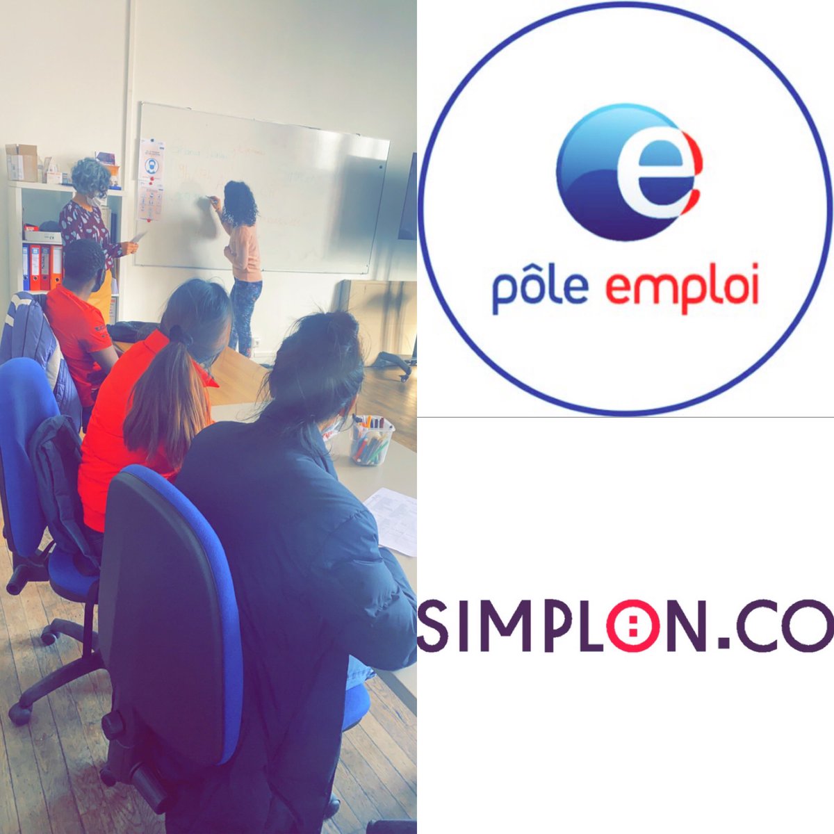 Mess_fairouz's tweet photo. Nous continuons l’accompagnement à la formation pour le public primo arrivant en collaboration avec @poleemploi_HDF et @SimplonHDF sur le programme #Alphaclic . 8 entrent en formation le 19/03. @MSavary_PE @m_amelieriviere @eddievanco @InesKezadri_PE https://t.co/FcjCYYwId3