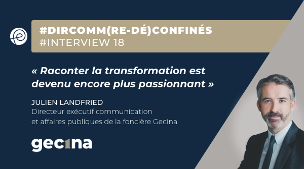 epresspack_fr's tweet photo. "Raconter la transformation est devenu encore plus passionnant" @landfried, Directeur exécutif communication et affaires publiques de @Gecina raconte la #communication par temps de Covid. C’est l'#interview18 de notre série #DIRCOMM(RE-DE)CONFINES 👉: https://t.co/dOujaWJIFb https://t.co/TZrQtrUjDJ