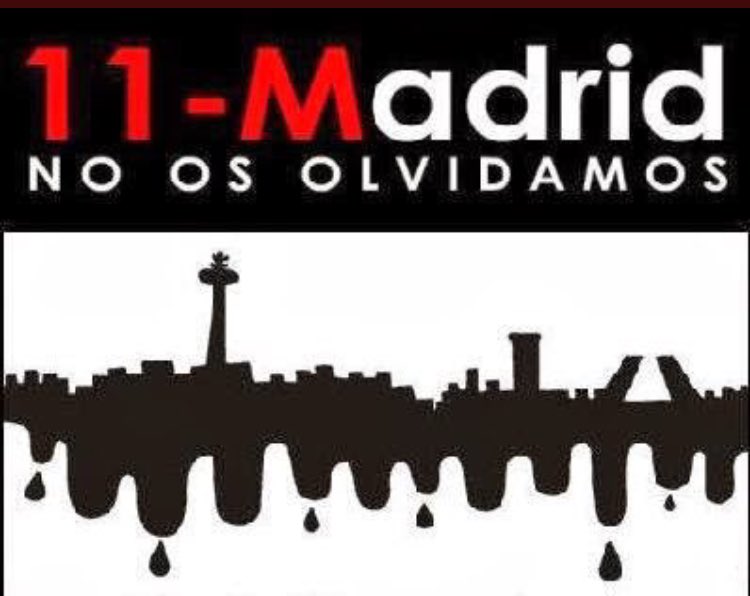 algopasaenmad's tweet photo. No olvidamos.
17 años han pasado ya desde que se nos heló el corazón.
Yo aún recuerdo donde estaba y como me enteré
#11marzo #11M #Madrid https://t.co/WFiodTV0JL