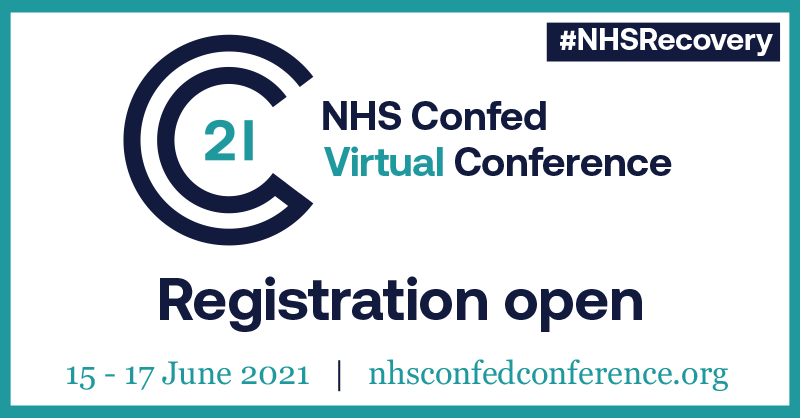 NHSConfed's tweet photo. Secure your place at our virtual NHS Confed Conference and join leaders from across the health and care system as we reflect on the impacts of the pandemic and explore the key challenges and opportunities that lie ahead.

https://t.co/03bIjaAgnj https://t.co/M6LeKTIEVn
