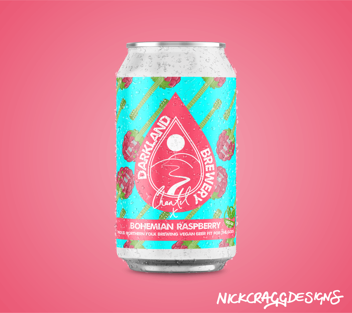 NickCraggDesign's tweet photo. 🍓 BEER 🍓
.
Another can design for the lovely folk over @darklandbrewery.\
Had loads of fun making the little raspberry guitars! 🤘
.
#beerdesign #graphicdesign #beergasm #bigbagofcanswiththelads https://t.co/7CXpI62psw
