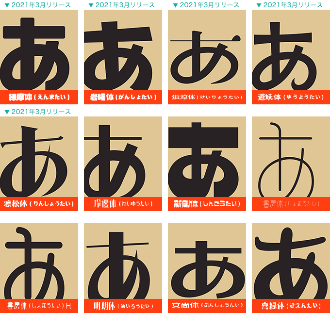 ディズニーフォント