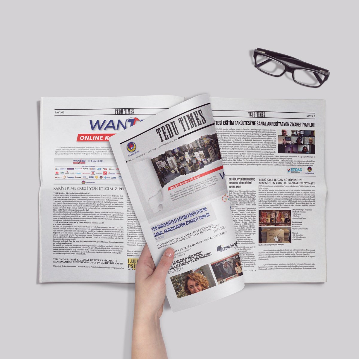 •TEDU Times’ın beşinci sayısı çıktı! PDF haline aşağıda yer alan linkten ulaşabilirsiniz.✨
•lnkd.in/eC5Y4BX

•The fifth issue of our university's newspaper TEDU Times is just out! You can access the PDF at the link below.✨
•lnkd.in/eZA-QpH