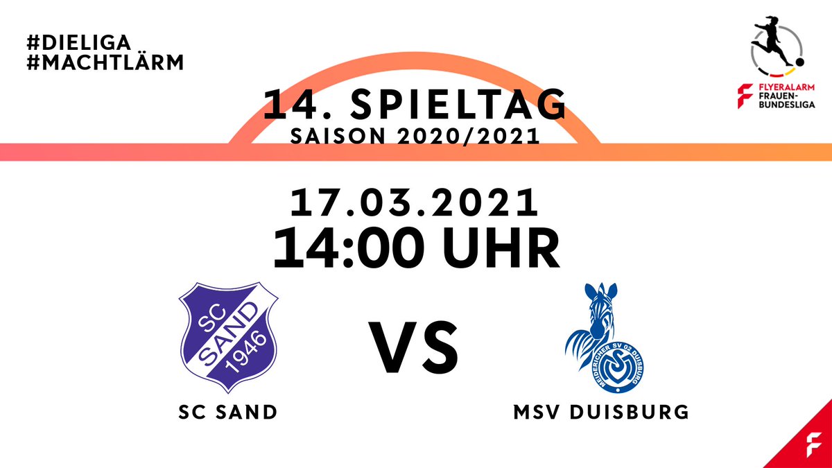 DFB_Frauen's tweet photo. Die Partie #SCSMSV, die zuvor zweimal aufgrund von Covid-19-Infektionsfällen abgesagt wurde, ist neu terminiert 👇 Am 31. März (ab 14 Uhr) trifft der MSV dann auswärts auf Frankfurt.
#DieLiga #MACHTLÄRM https://t.co/rVgS8OsDQy
