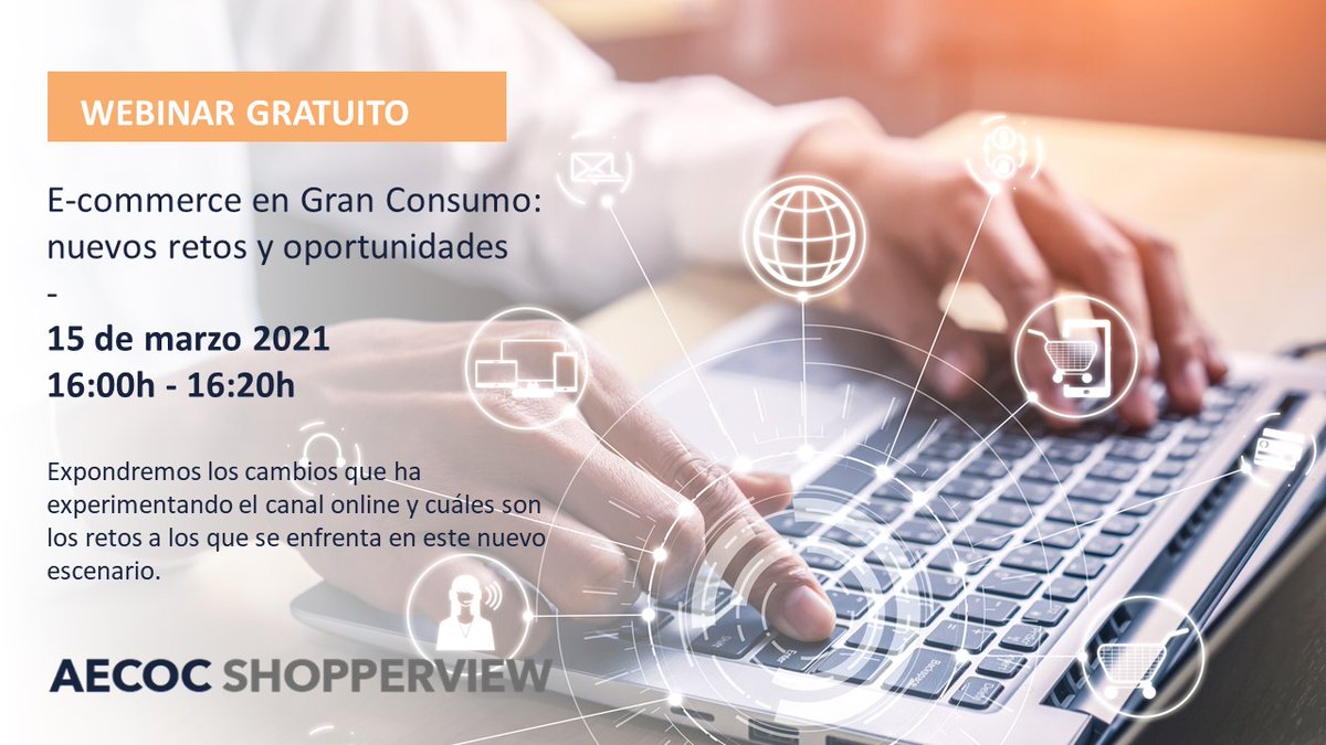 ShopperView's tweet image. 📢 Webinar gratuito: #Ecommerce en #GranConsumo: nuevos retos y oportunidades. 

📊 Compartiremos contigo:

1⃣ Situación actual E-commerce
2⃣ Frenos y ventajas de la compra #online
3⃣ Retos y oportunidades

Link de inscripción 👉 cutt.ly/ezEmIGO