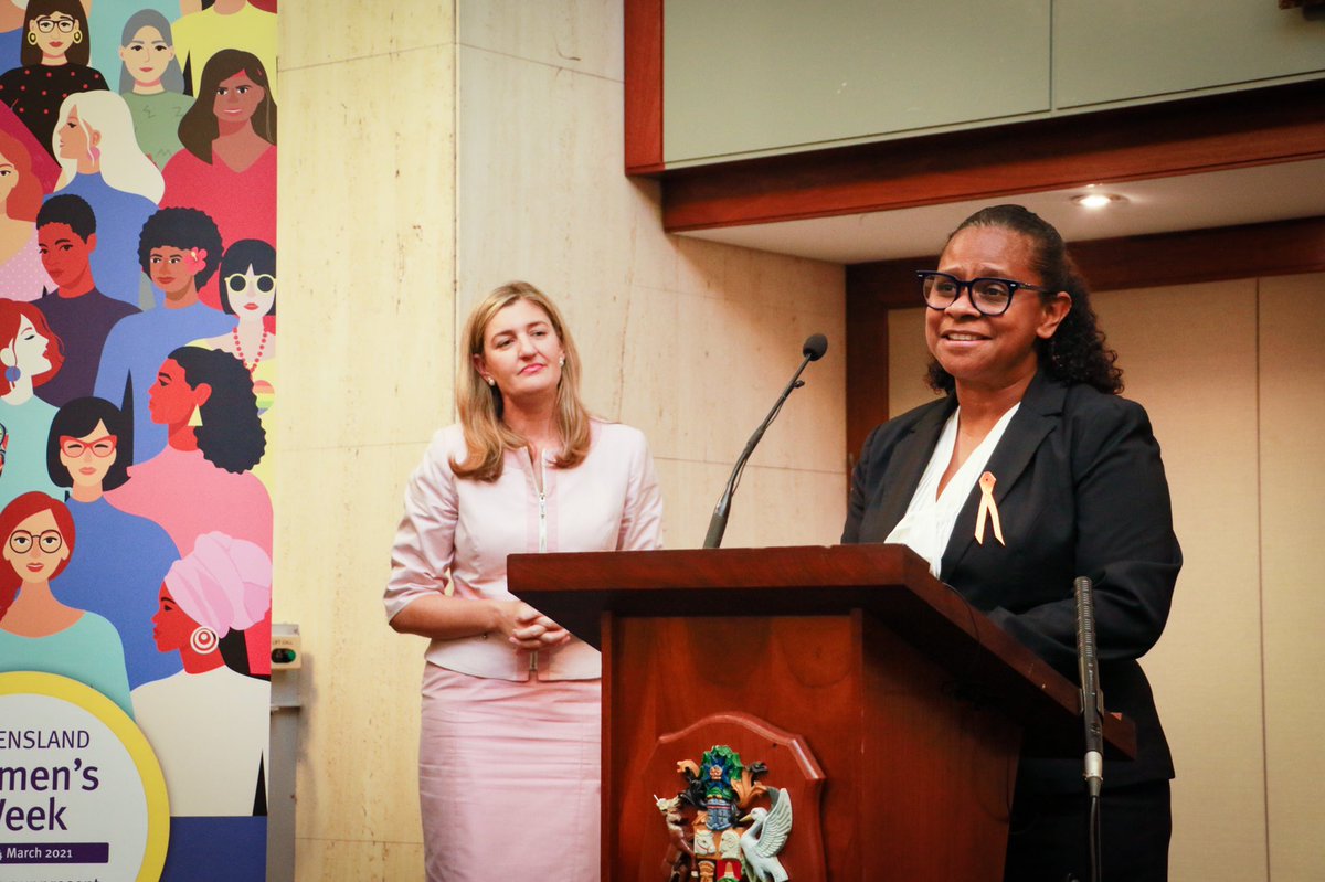 The theme for Qld Women’s Week is ‘Celebrating our present. Own our future’.

Tonight that theme was well &amp; truly on display as we listened to the stories of Malia Knox, 9, and Galila Abdelsalam AOM, CEO of IWAA #qldpol #qldwomensweek #WomenLead