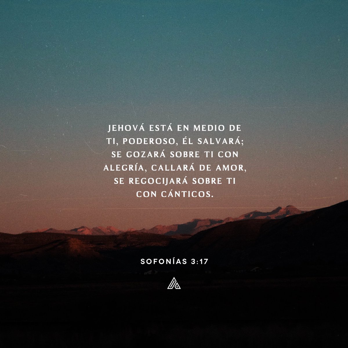 MarcoBarrientos's tweet photo. “Jehová está en medio de ti, poderoso, él salvará; se gozará sobre ti con alegría, callará de amor, se regocijará sobre ti con cánticos.” Sofonías 3:17
#marzo #march #Aliento #AlientoMG https://t.co/zOFAzaJcIw