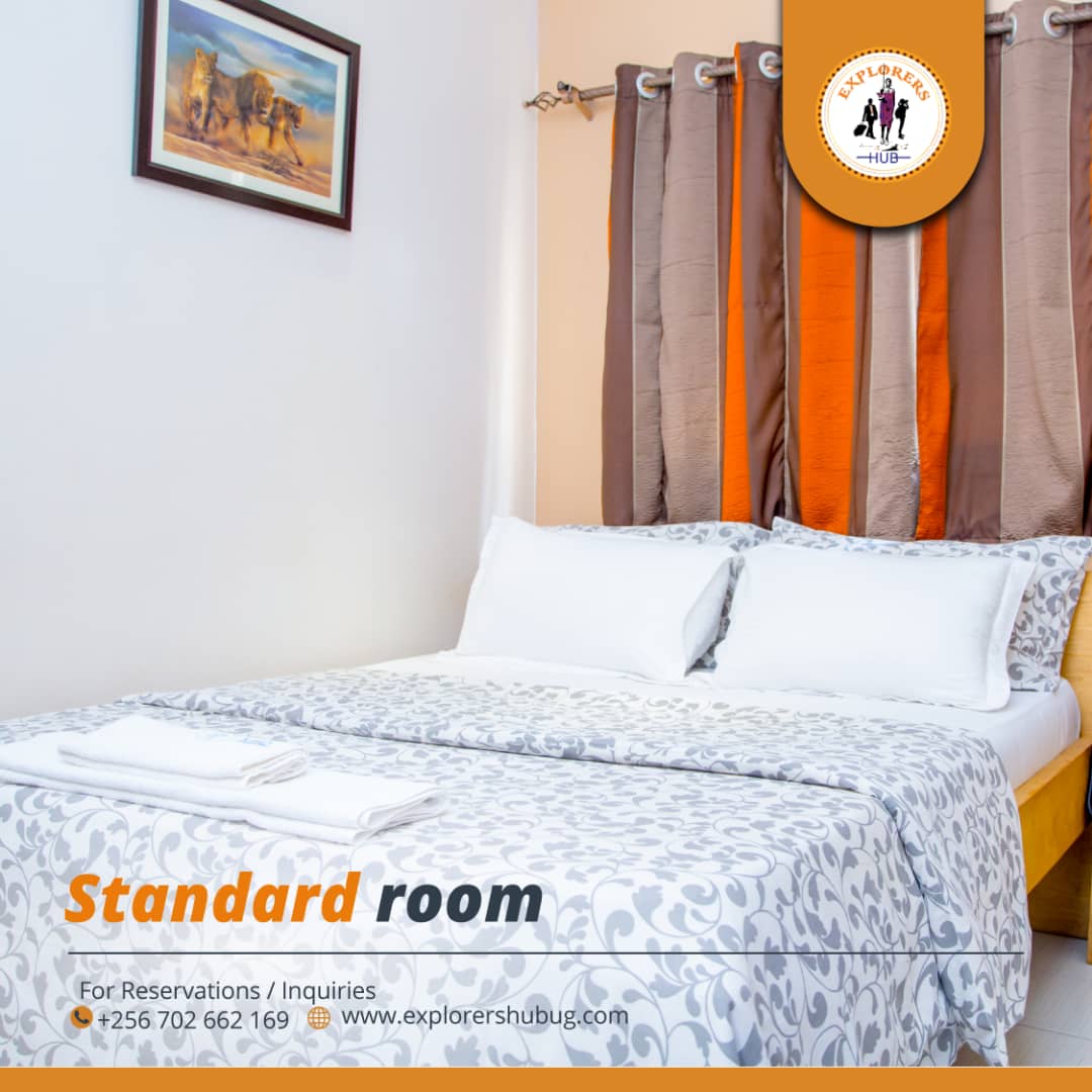 Explorers_hub's tweet photo. Our Standard rooms are featured with bed and breakfast, telephone, water heater, Wi-Fi, and a workspace table for you to work as you rest.
Book with us on +256 706 616 714 or find us at Plot 04, Lower Kololo Terrace Rd to enjoy these exceptional services. https://t.co/CmnB0z2xT8