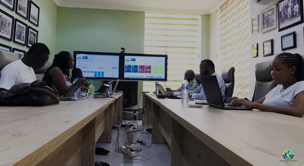 APINNigeria's tweet photo. This is what it looks like when we're in our reporting cycle. Our Monitoring and Evaluation, Strategic Information and Health Informatics teams work together to make sure that we are collecting, analyzing and disseminating accurate, actionable data. https://t.co/1oq03PNdAZ