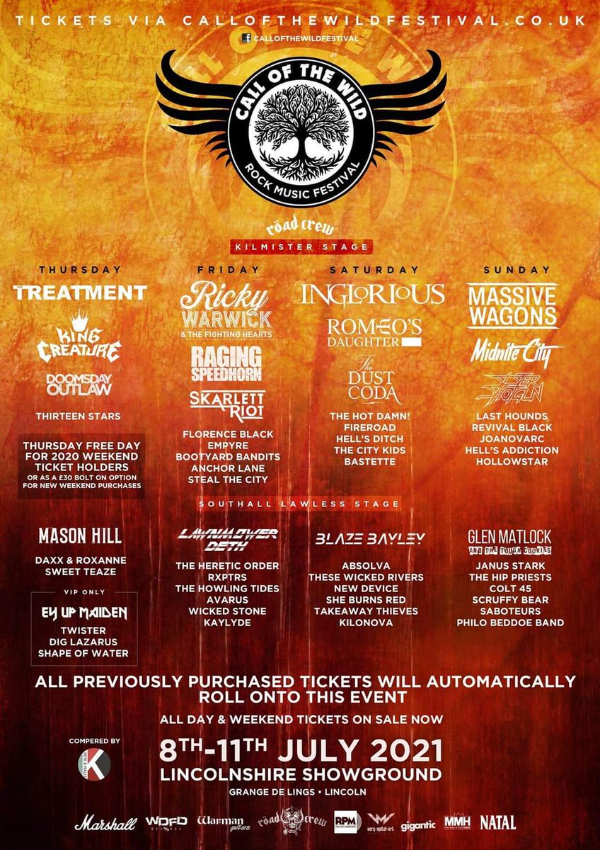 Roll up. Roll up. Get your Call Of The Wild tickets here: gigantic.com/call-of-the-wi…

#bootyardbandits #callofthewild #summerfestival #festival #cowboys #countrymetal