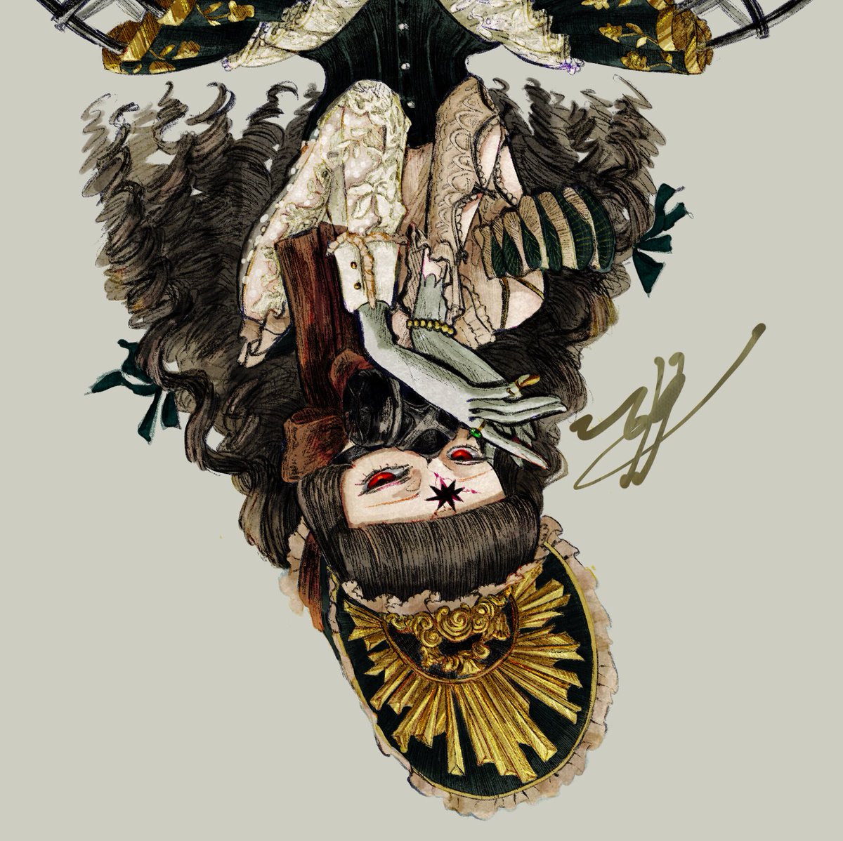 「#fetishism31 
11.装 」|迴トヲテツ🎪サーカス展のイラスト