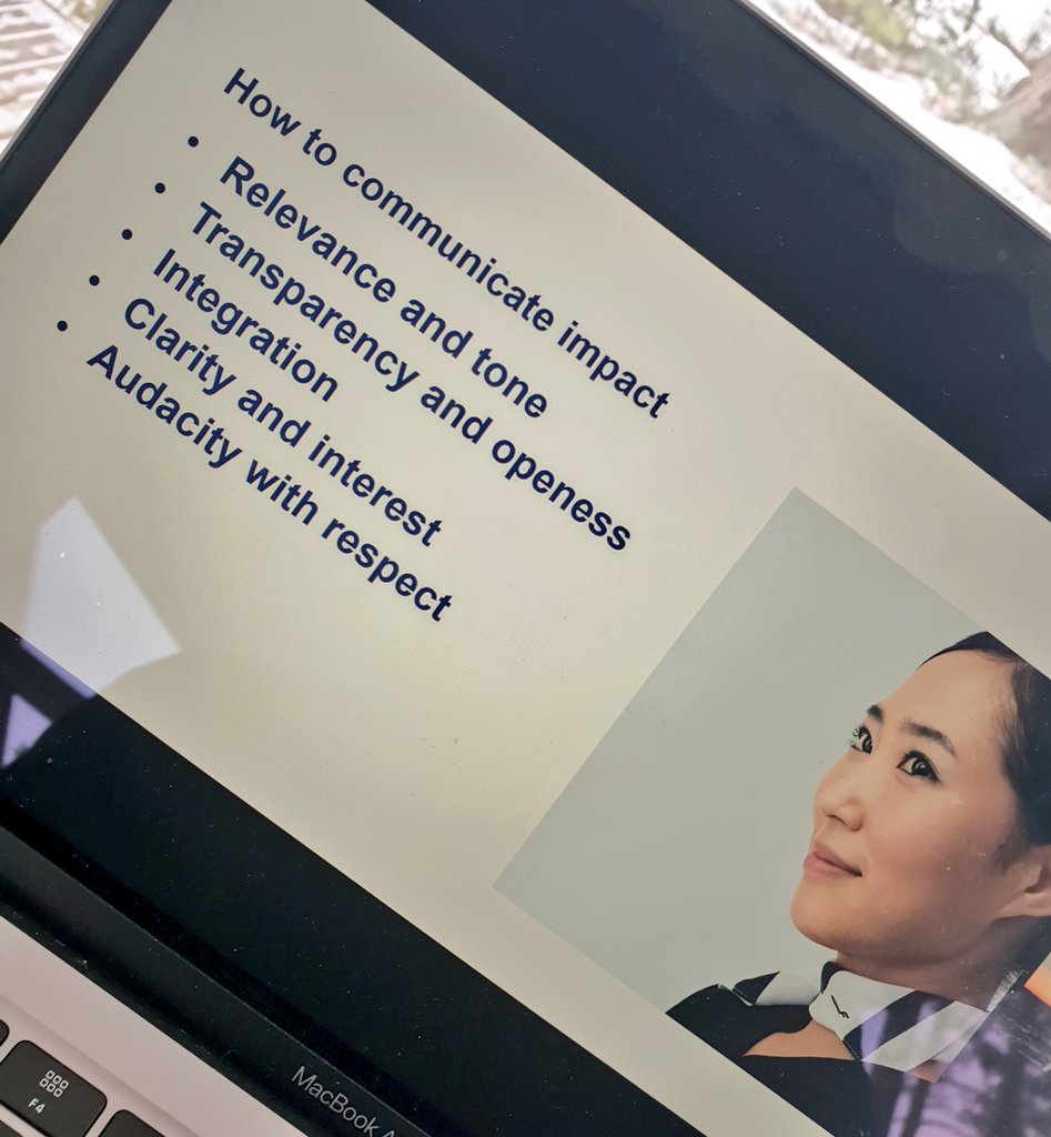 kimmojii's tweet photo. @Anne_Larilahti @Finnair jakoi tänään @FIBSry ja #FitComm
Vaikuttavuden jäljet -webinaarissa hyvän muistilistan vaikuttavuuden viestintään. Vaikka eri sidosryhmät vaativat viesteiltä eri näkökulmia, läpinäkyvyys, selkeys ja rohkeus vievät pitkälle. #AudacityWithRespect https://t.co/LBPLZoiNa5