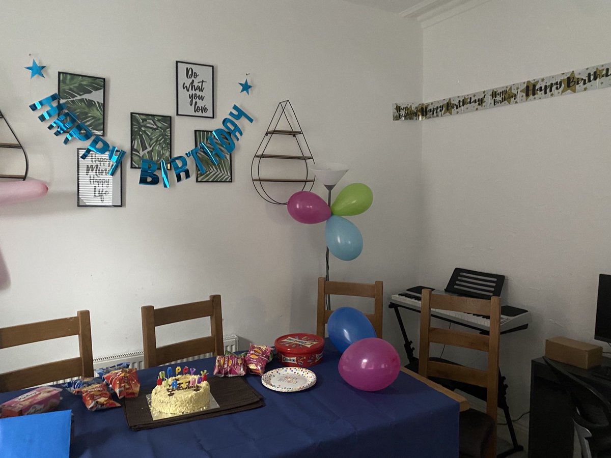 CFSCare's tweet photo. Care Birthday celebrations ready for one of our young people turning 17 today!
#happybirthday #celebration #youngpeople #supportedaccomodation #leavingcare #cfscare https://t.co/eBo36SHniJ