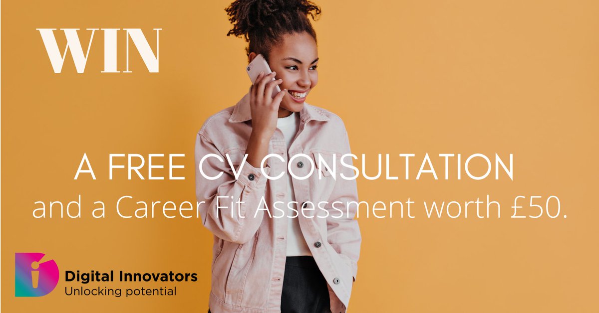 DigiINnovators's tweet photo. WIN a free CV consultation with The Recruitment Doctor plus a Career Fit Assessment with Digital Innovators worth £50! 🎉 Have you entered yet?

To enter, all you have to do is subscribe to #TheStride - our fortnightly careers newsletter - https://t.co/bYNb3EKCkq 🔔 https://t.co/9Epoh0BeOl