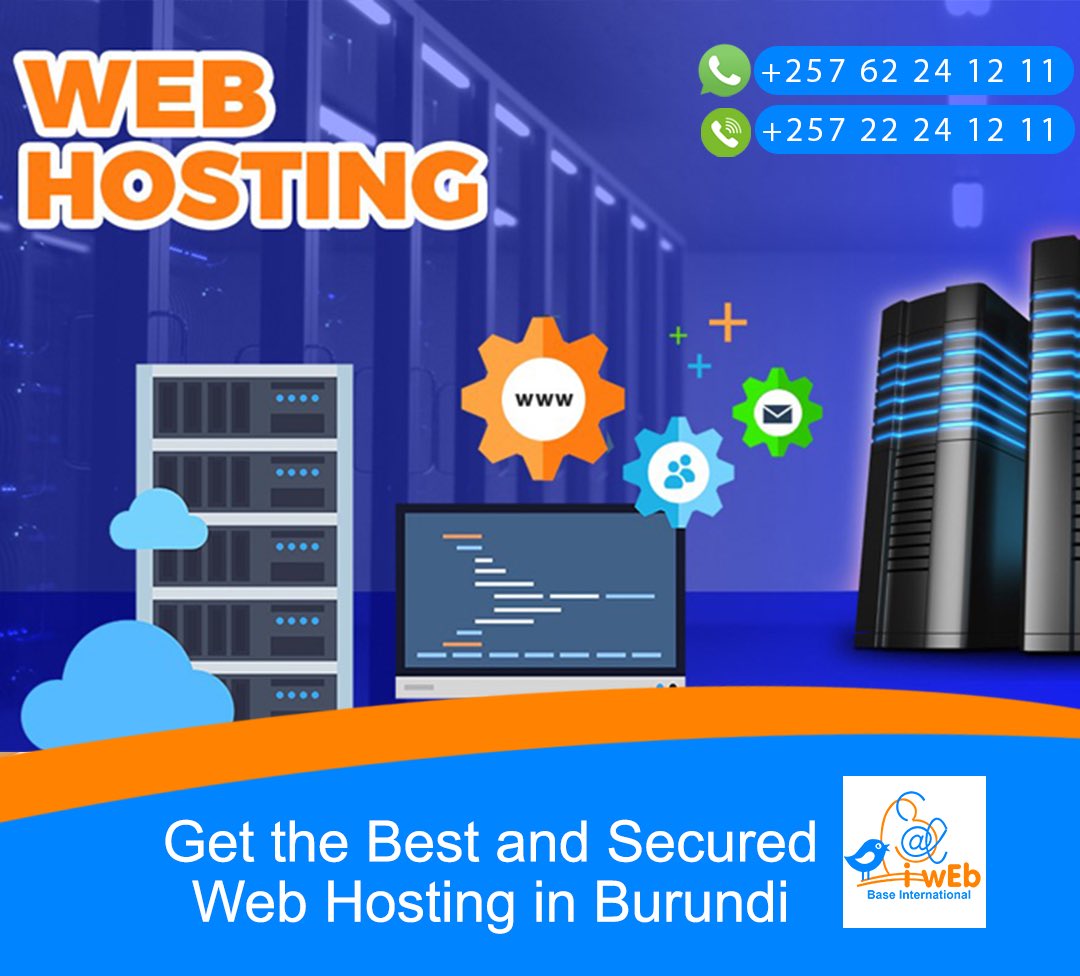 BaseiWeb's tweet photo. Get the Best and Secured Web Hosting in Burundi at BIF 23,5500. 5GB Web Space, Free SSL Certificate, Unlimited Email Accounts, Unlimited Sub Domains, Free Backups and many more. For Order and More information, Visit our Website Website: https://t.co/oPPJybRlhV. #webhosting https://t.co/YNmxf3KFOl