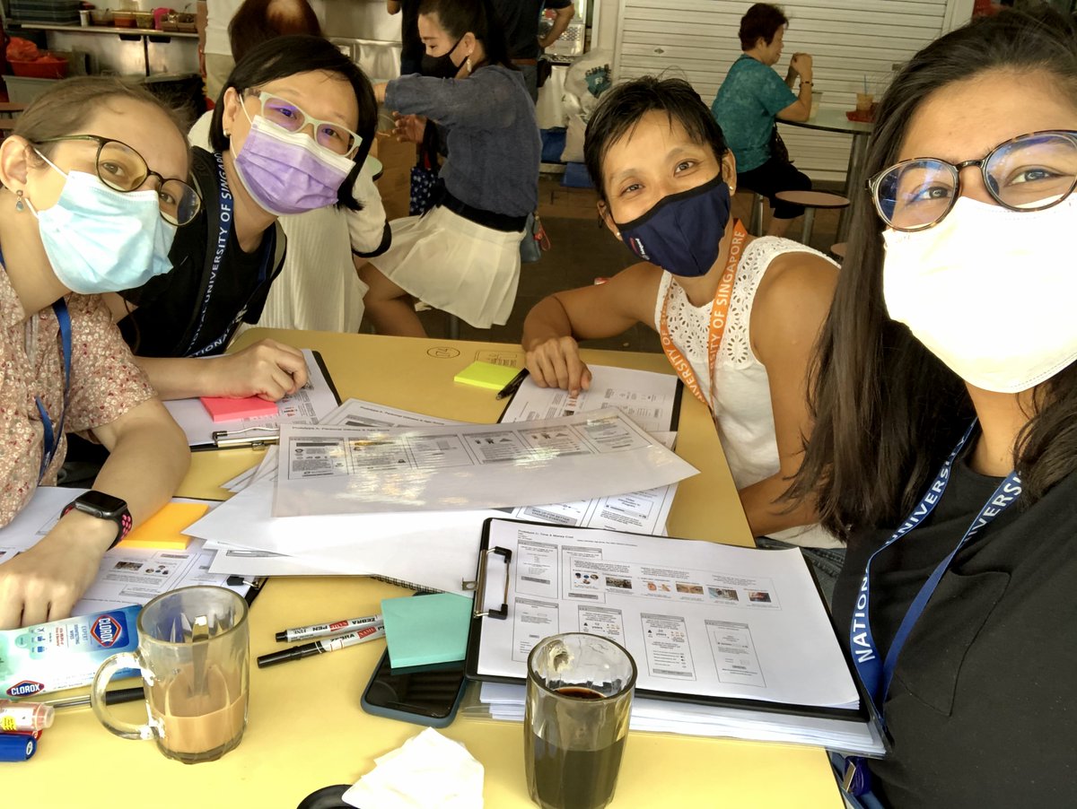 L_Luna_P's tweet photo. The #PPI Hawkers are back!
With the best collaborator, @jhashim11 🙂

Armed with hand sanitiser, alcohol wipes and masks, we gathered insights from the public on online #diabetes risk communication tools. 

More to come, stay tuned!

@NTU_LKCMedicine 
#publicinvolvement https://t.co/Gw3EEc9i4p